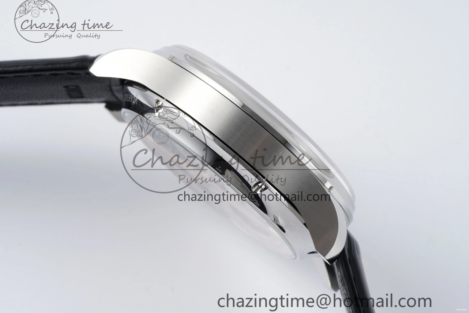 MIROTIME 0323 Bold Portugieser Perpetual Calendar SS 5033 APSF 1:1 Best Edition Blue Dial on Black Leather Strap A52610 Clone 7041